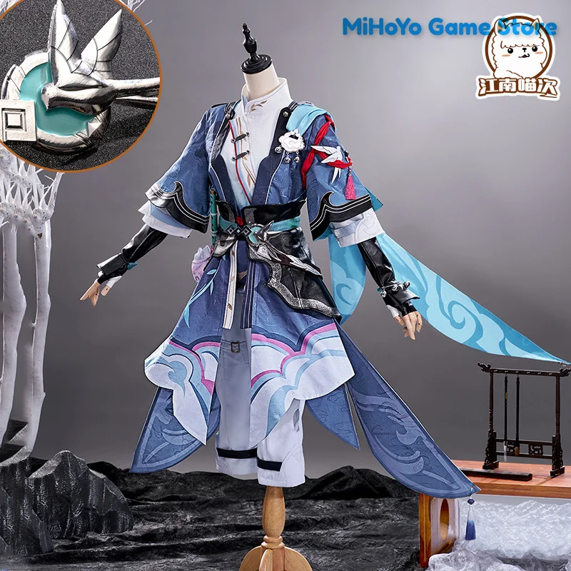 

Yan Qing Honkai: Star Rail Jiangnan Meow Ci Cosplay Game Costume Comic Con Party The Xianzhou Luofu Yanqing Cosplay Wearing Gift