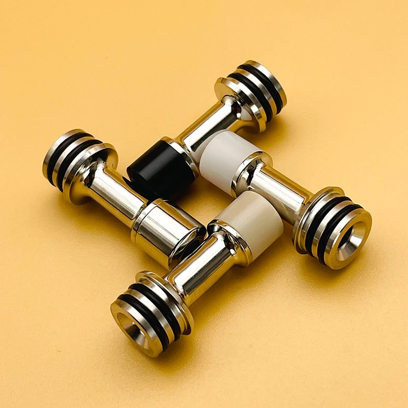 DSX Diplomat Roosevelt Style 510 Drip Tip RVS POM PC Materiaal Mondstuk voor Diplomat MTL RTA Tank Vape Accessoires