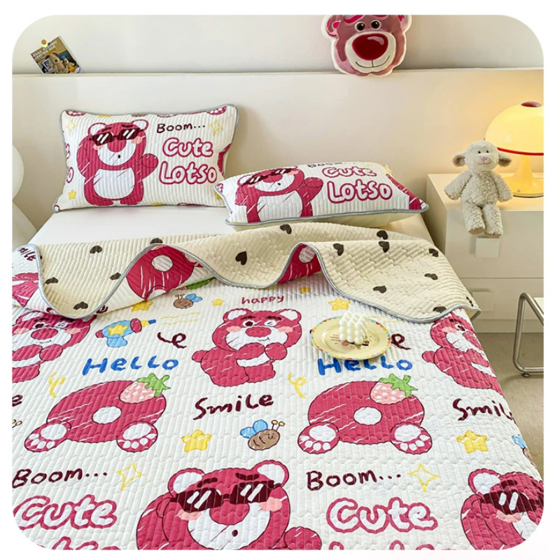 Bedspreads Skin-Friendly And Comfortable, Aerobic Foam Mattresses, Cartoon Bed Covers Double Sheets Pillowcase Need Order