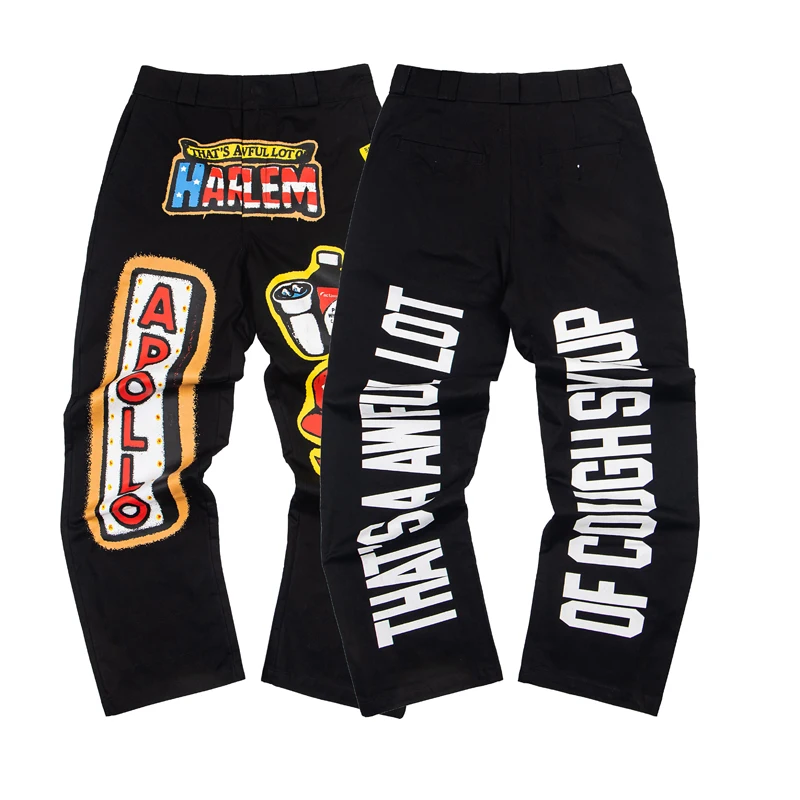 New Arrivals THAT'S A AWFUL LOT OF COUGH SYRUP Casual Pants High Quality Letter Printed Cargo Pants