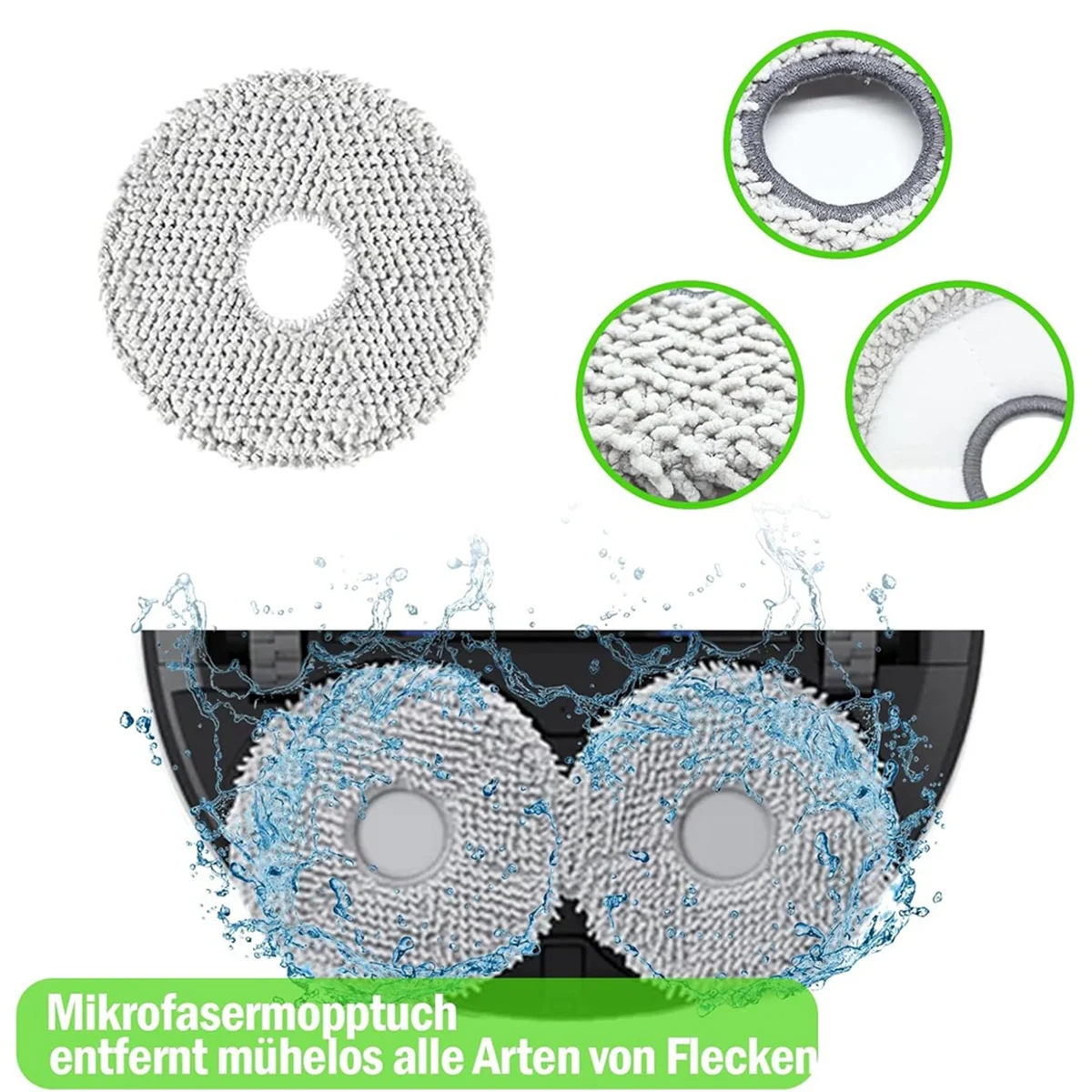 FZFZ สําหรับ T30 Pro Omni/T30 Omni เครื่องดูดฝุ่นหุ่นยนต์หลักแปรงด้านข้าง HEPA FILTER Mop ผ้าฝุ่นกระเป๋าอุปกรณ์เสริม