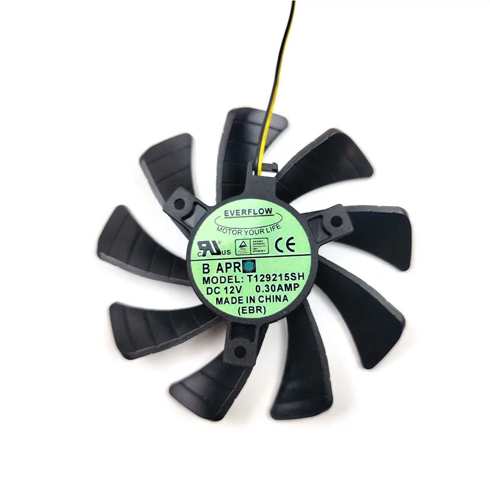 85mm T129215SH 2Pin GTX1650 OC   Original Cooler Fan For Zotac GeForce GTX 1050 1050Ti Mini 1650 OC  Video Card Replacement