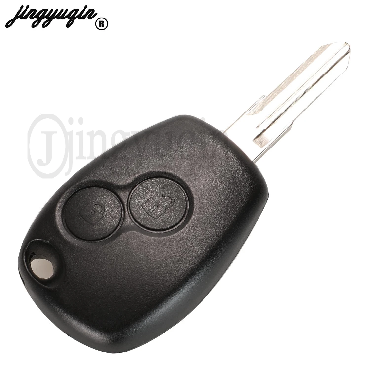 jingyuqin 433MHz Remote Car Key ID46 PCF7947 Chip for Renault Megane Modus Clio Kangoo Logan Sandero Duster VAC102 Blade 2Button