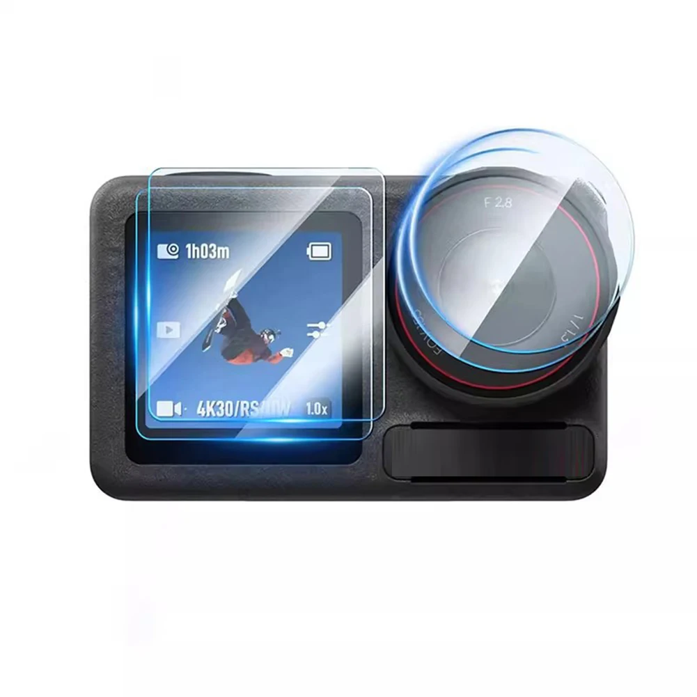 Hot Sales Tempered Glass Film Anti-Scratch Lens Enhanced Visibility Protector Screen Film For-OSMO Action 5Pro  Camera Parts