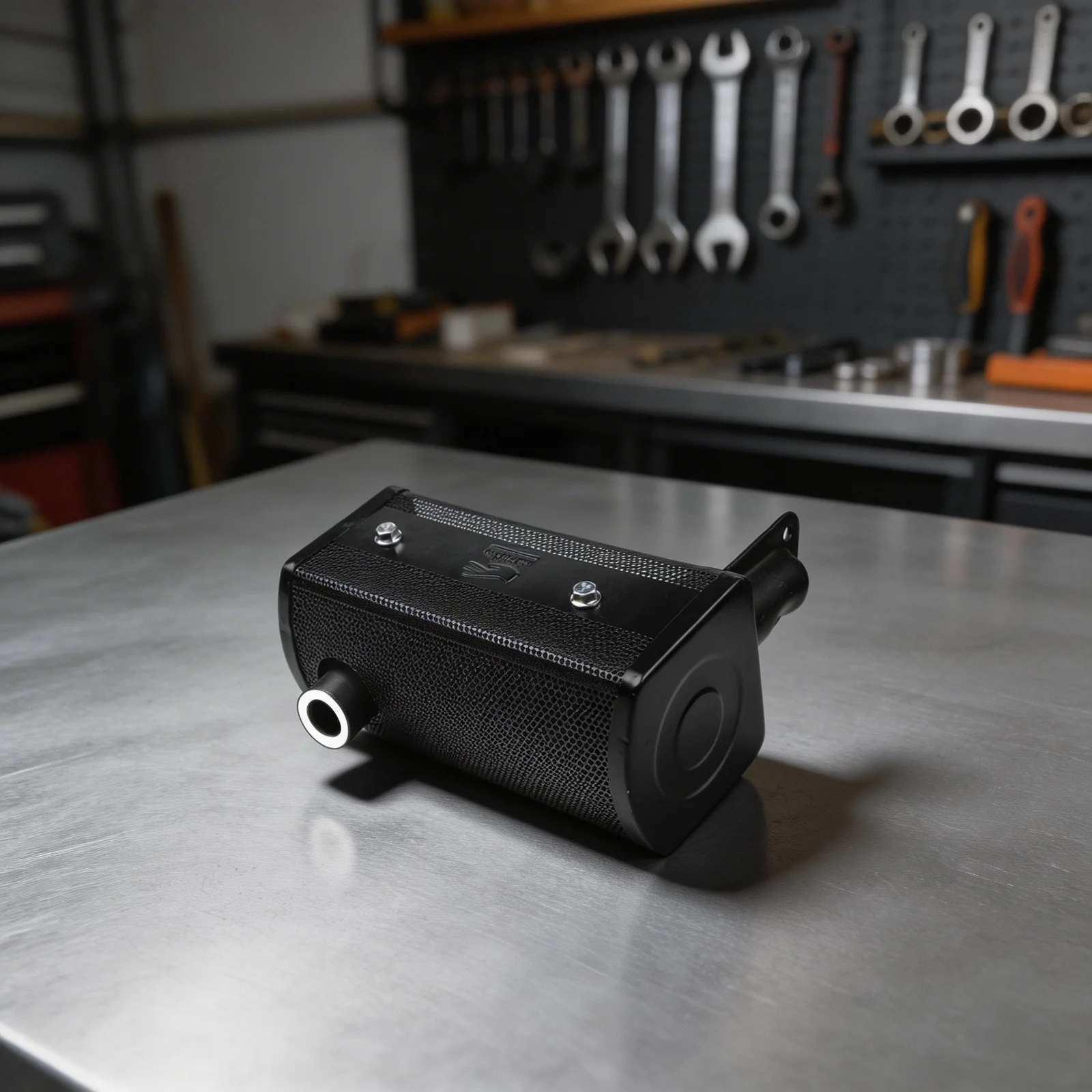 Replacement Muffler for Generators 170F 173F 178F 186F 188F 192F Constructed with Aluminum Alloy for Noise Suppression