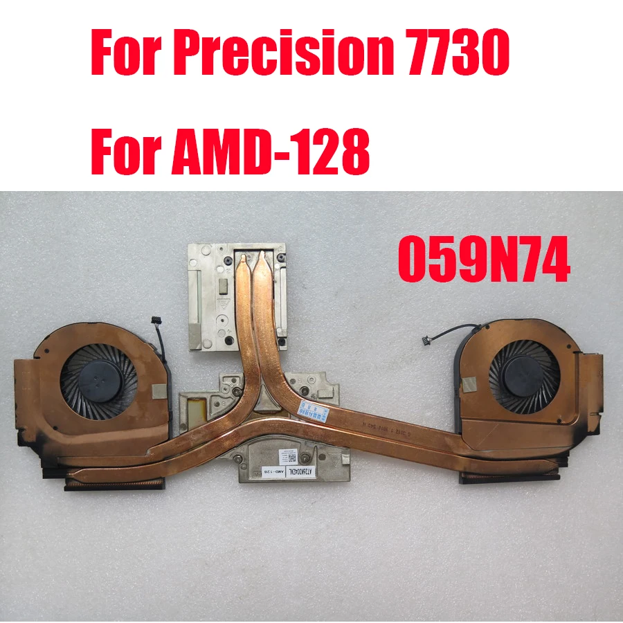 

Вентилятор радиатора ноутбука для DELL Precision 7730 AMD-128 059N74 59N74 AT26K004ZAL MG75090V1-C140-S9A MG75090V1-C150-S9A новый