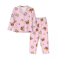 Rilakkuma Women Pajamas 2 Pieces Set Loungewear pyjama pour femme