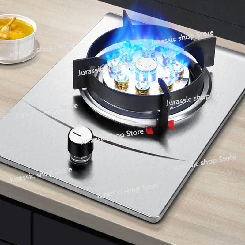 

Stove Single Desktop Liquefied As Natural Embedded Stainless Steel Fierce Fire