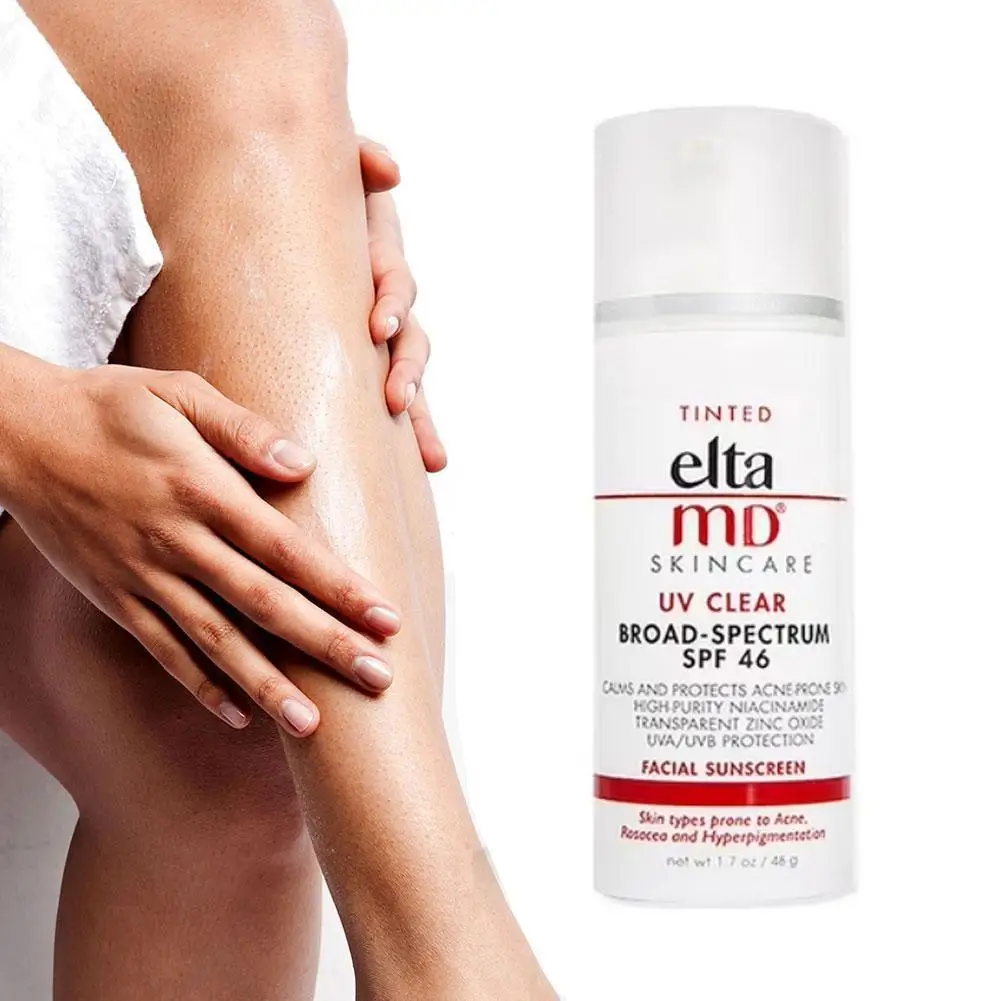 

48g Refreshing Non-sticky Sunscreen Moisturizing Replenishing Anti-radiation Waterproof Sweatproof Skin SPF46 Oilfree Sunscreen