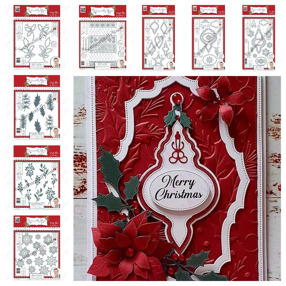 

2025 New Arrival Merry Christmas Bells Metal Cutting Die Decorative Scrapbooking Craft Photo Album Paper Card Art DIY Embossing