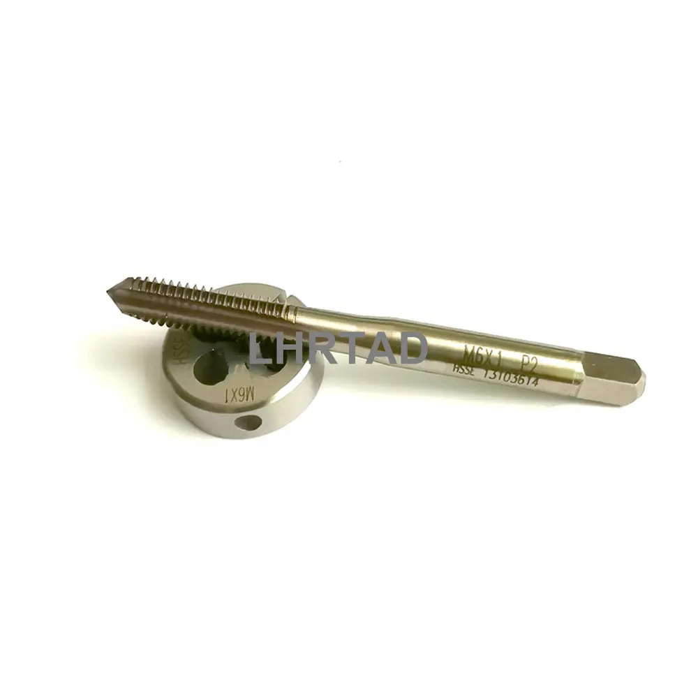 Imagem -03 - Hsse-rosca Tap Die Grupo Espiral Ponto Direto Caneladas m6 Metric Plug Machine M6x1.25 M6x1 M6x0.75 M6x0.5