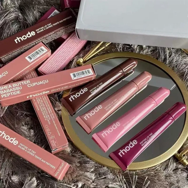 Langanhaltender Lippenstift, feuchtigkeitsspendendes Lipgloss-Tönungsgel, Cinnamon Roll, Espresso, Lippenfarben-Make-up-Set in modischen Farben