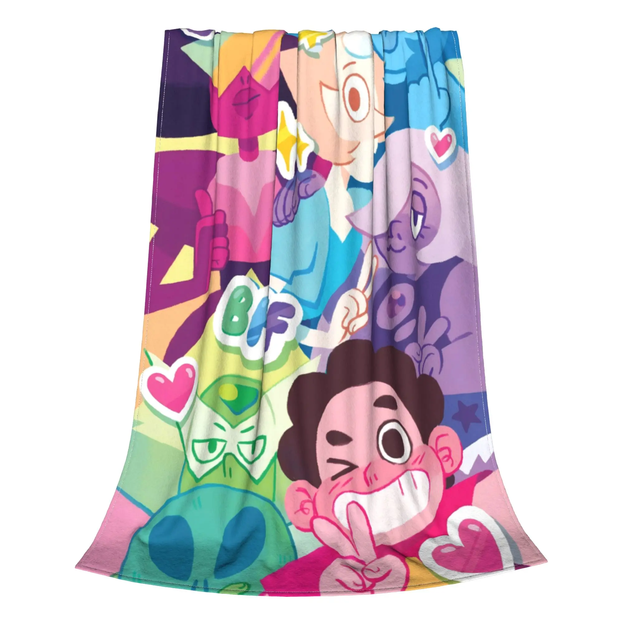 Steven Universe Steven Universe Blanket Spring Autumn Cute Thin Throw Blankets For Car Plush Thin Quilt