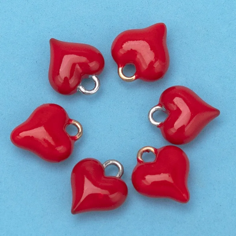 20pcs/lot single hanging love necklace bracelet strange story guitar pick pendant necklace heart-shaped ruby pendant clothing