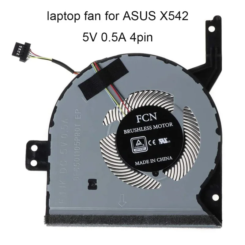 For ASUS vivobook X542 X542BA X542UA X542UQ F580U 13N1-26P0211 Radiator CPU Fans