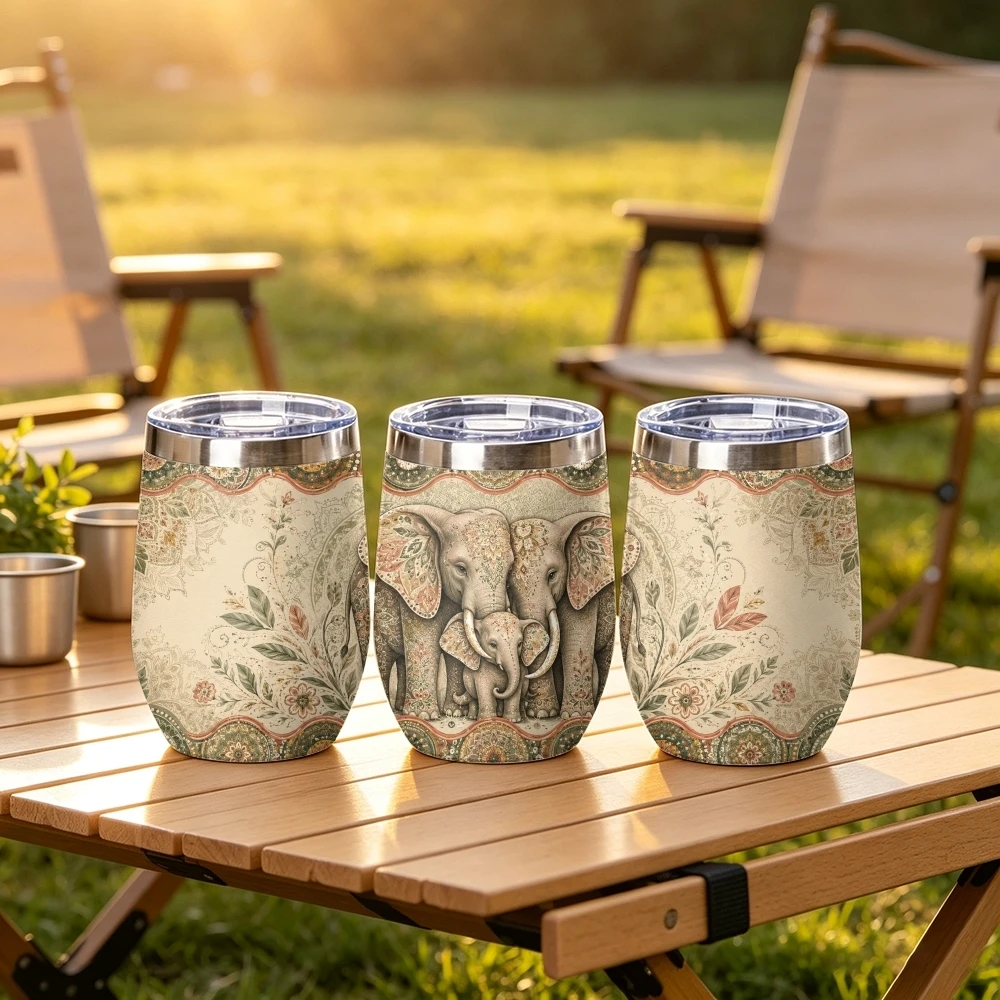 Cute Giraffe Vacuum Flasks 12oz Stainless Steel Insulated Tumbler Vacuum Coffee Mug Egg Shaped Travel Thermos