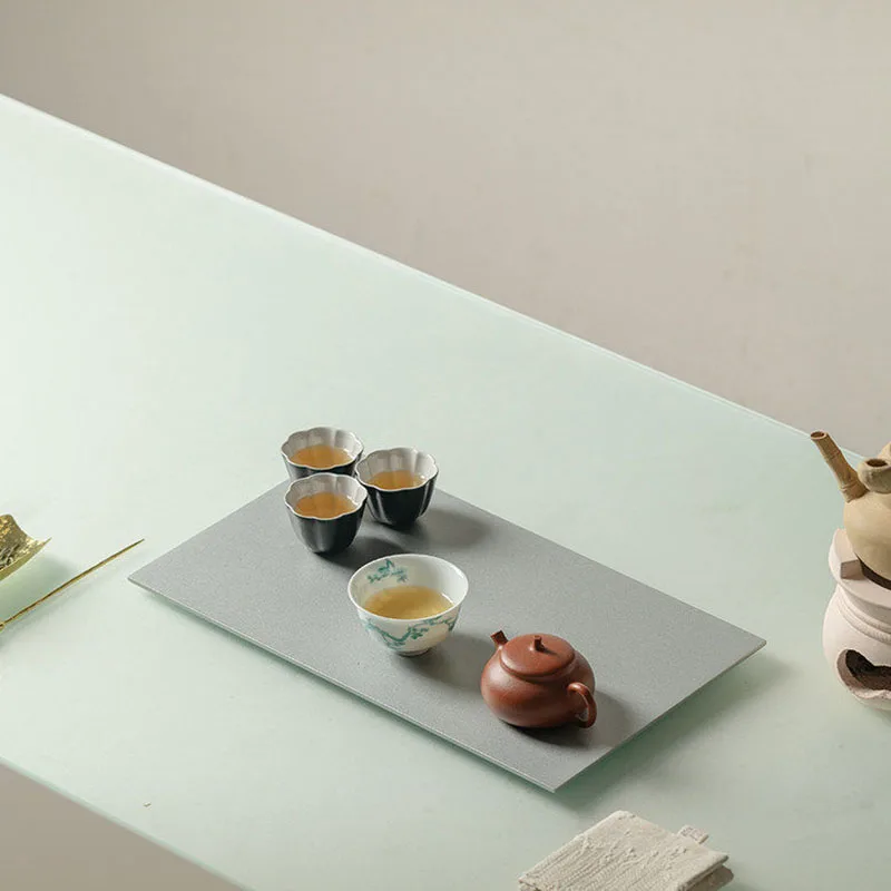 ^Rectangle Serving Tea Tray Decorative Accessories Table Ceremony Valet Tea Tray Living Room Hospitality Bandejas Home Products