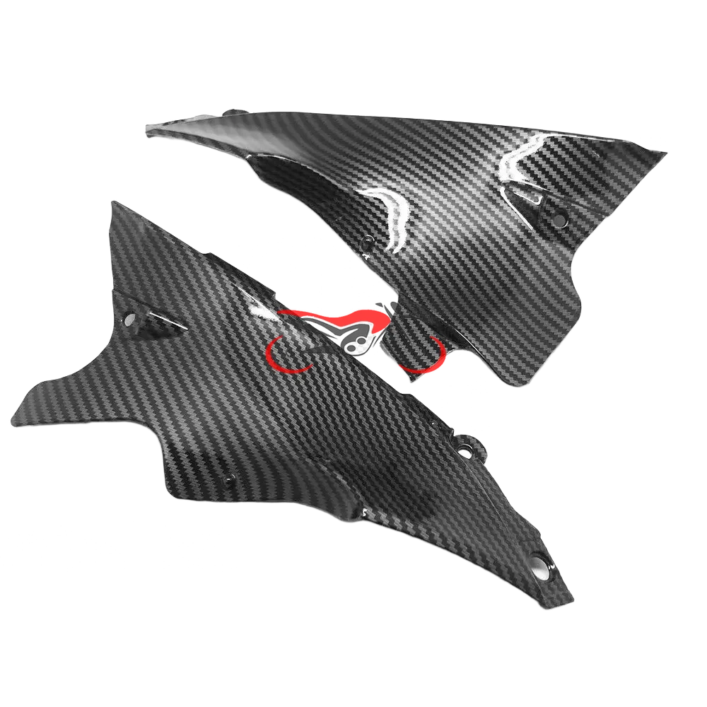 لياماها YZF R1 2004 2005 2006 YZF-R1 دراجة نارية ماتي الأسود أنابيب الهواء الجانب غطاء هدية صندوق استراحة الهواء غطاء #5