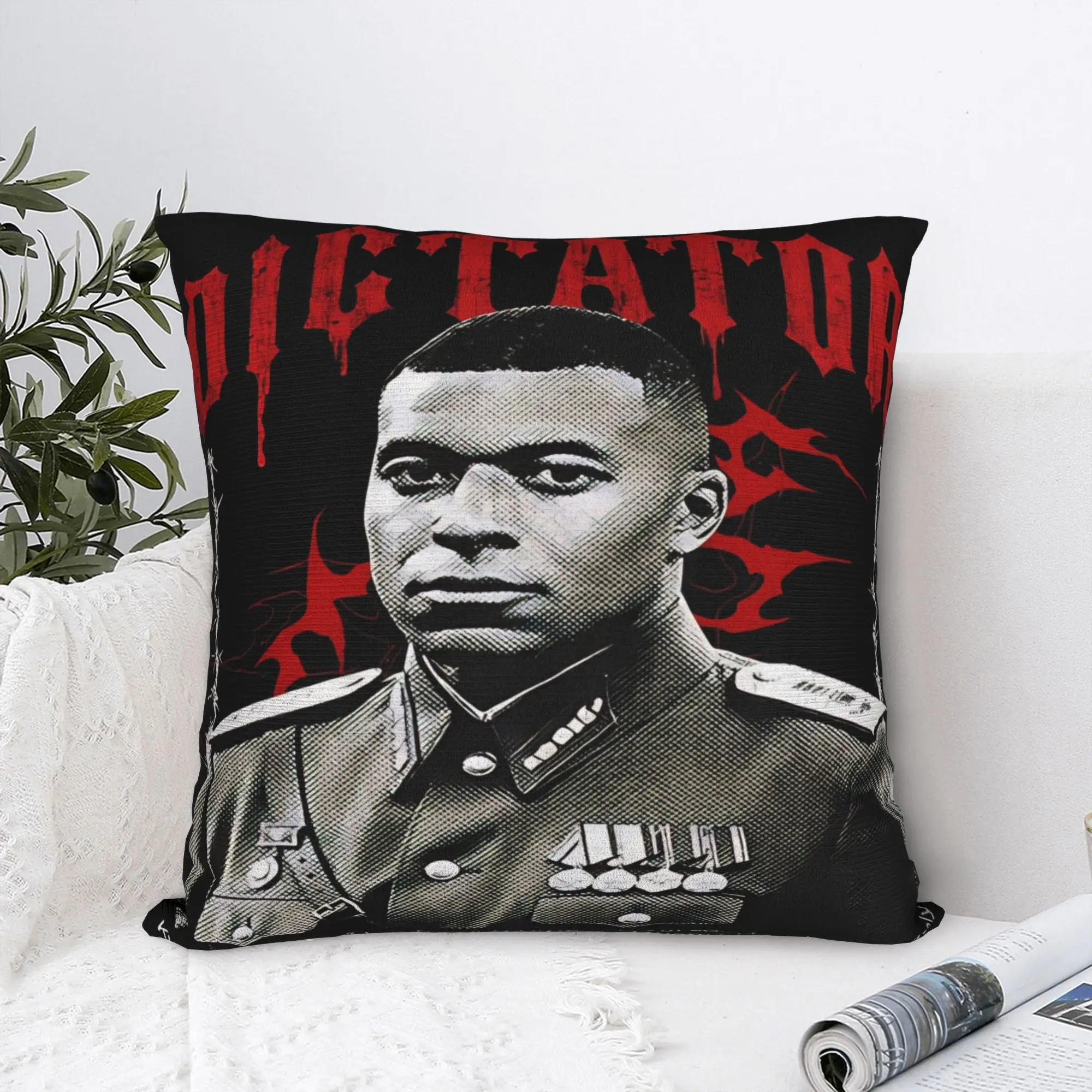 Kylian Mbappe The dictator Meme Pillow Cover  Cute Funny Pillow Case For Chair Sofa Home Decor Soft Pillowcases Gift