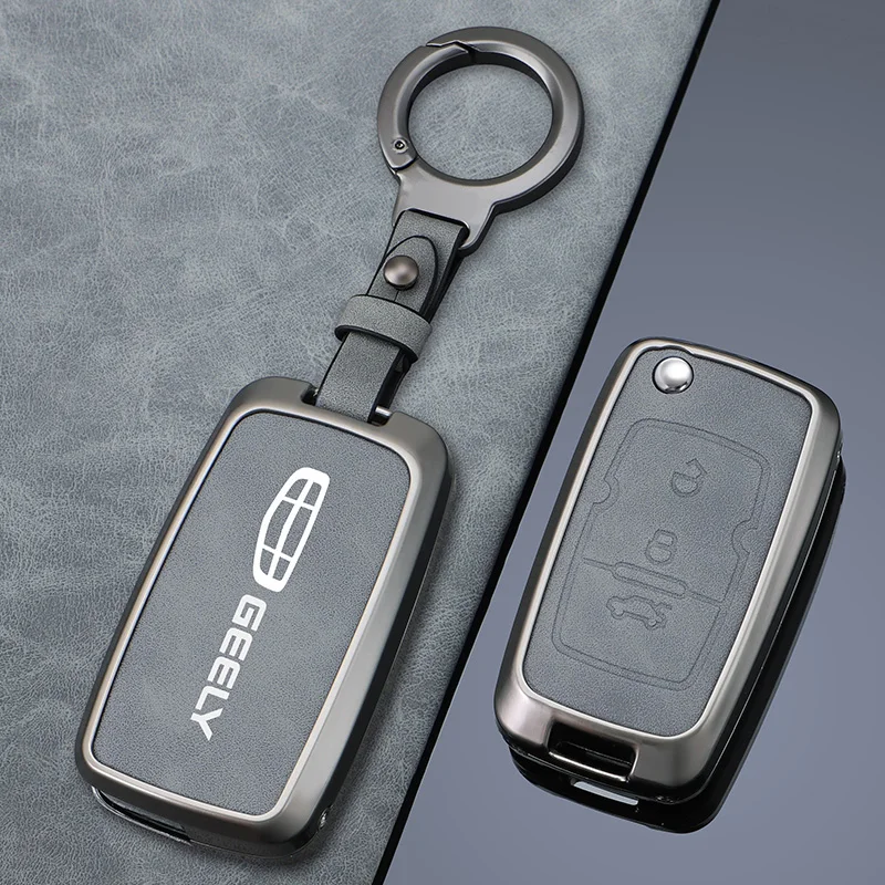 

Zinc Alloy Car Key Cover Case For Geely Emgrand Ec7 EU 7 EU7 Gc5 Gc6 Ec8 Ec718 Ec715 Keys Holder Fob Protector Accessories