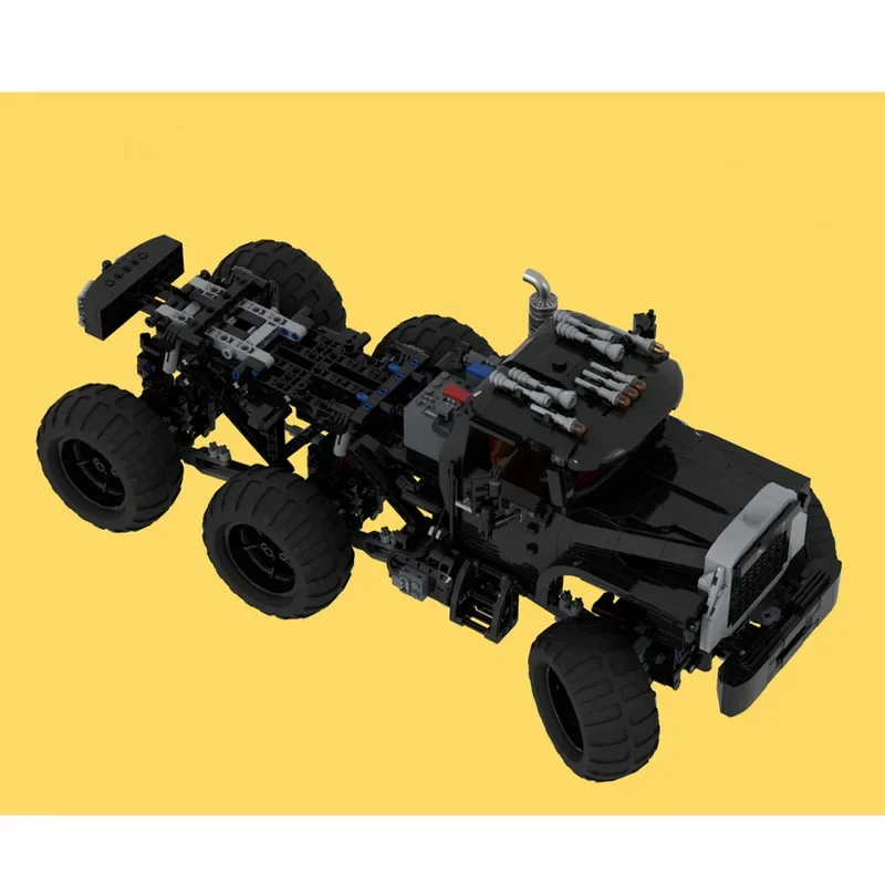 Set MOC-275504 Outdoor Black Military Multifunctional Exclusive Truck 1797 Parts Adult Birthday Christmas New Year Toy Gift