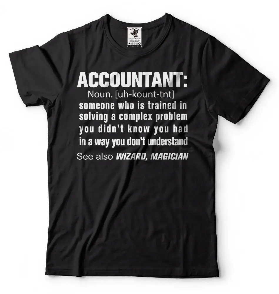 Accountant T Shirt Funny Occupation Cpa