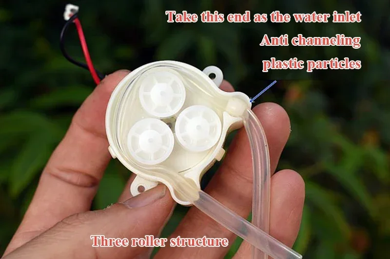 DC 5V 6V 12V Micro Peristaltic Pump Mini 500 Geared Motor Dosing  Squeeze Liquid Water Pump for Lab Ink Sampling Pump