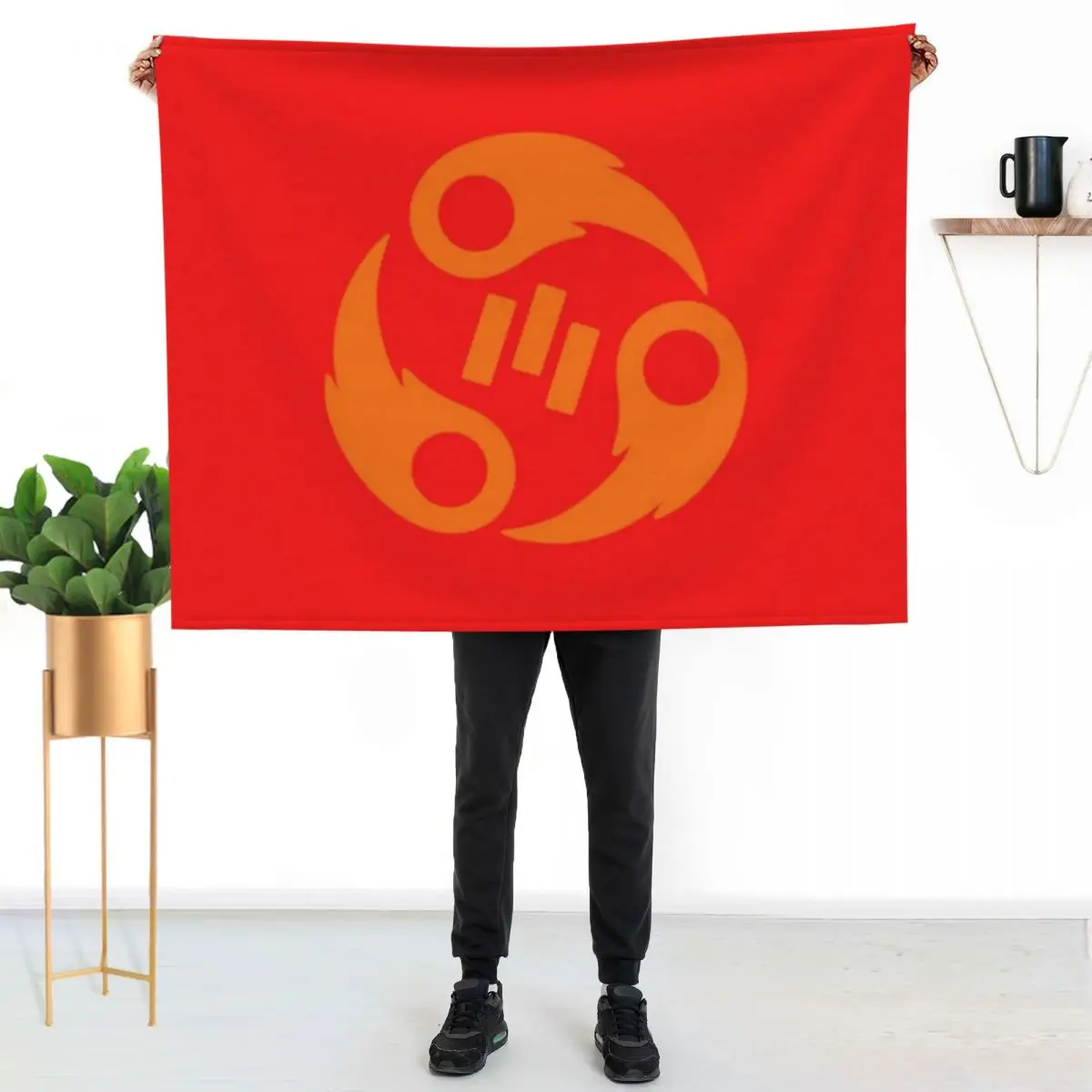 

Red Son Coat Symbol Ver. 2 Throw Blanket Stylish Couch Blanket for Home Living Room