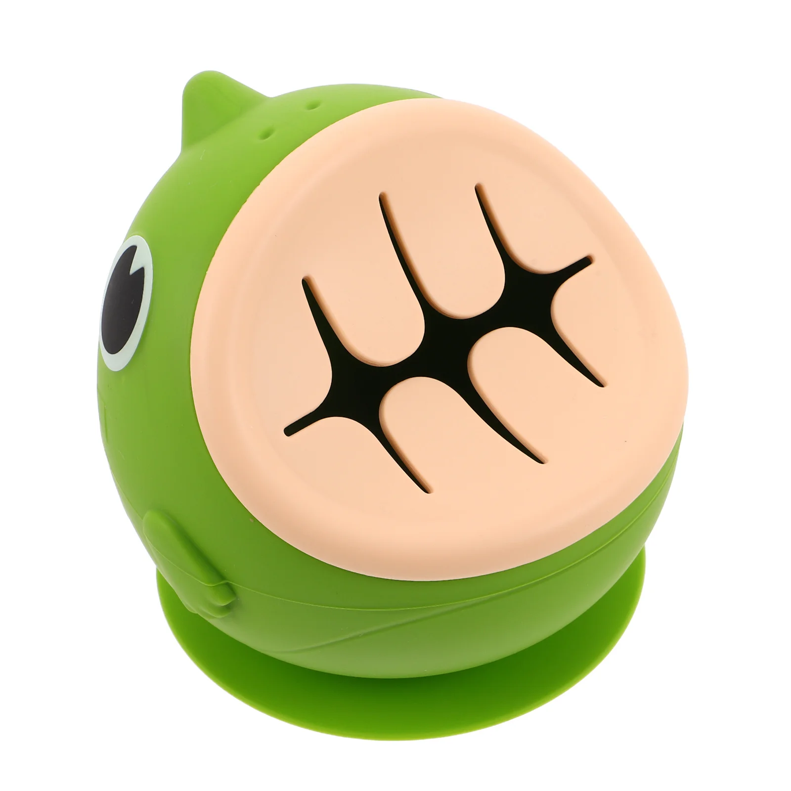 

Silicone Dinosaur Snack Bowl Toddler Feeding Tableware Suction Bottom Cartoon Unbreakable Easy Clean Bowl Toddler