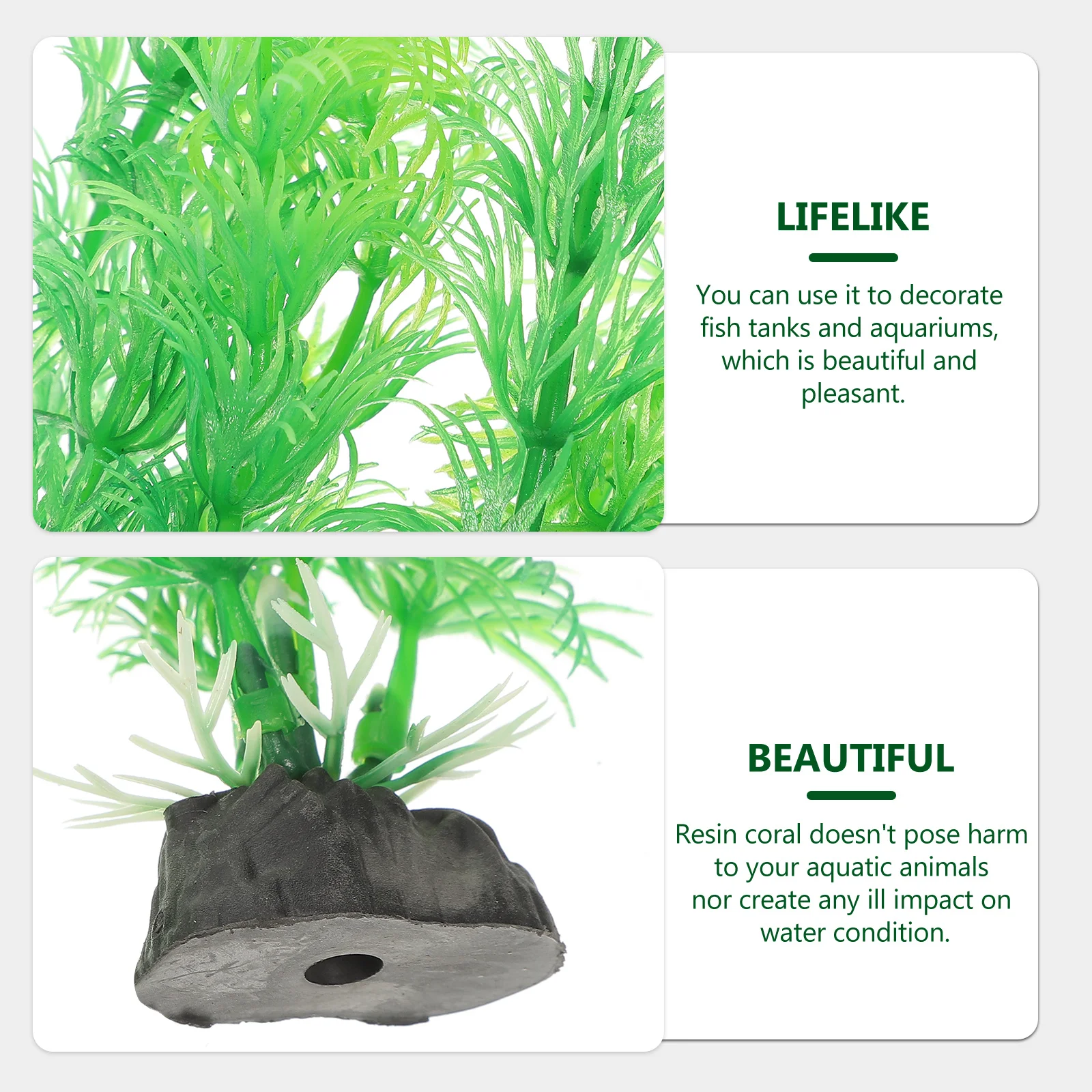 

10Pcs Decorative Aquarium Grass Artificial Plant Plastic Fish Tank Landscape Underwater Decor Aquarium Grass Aquatic Plant