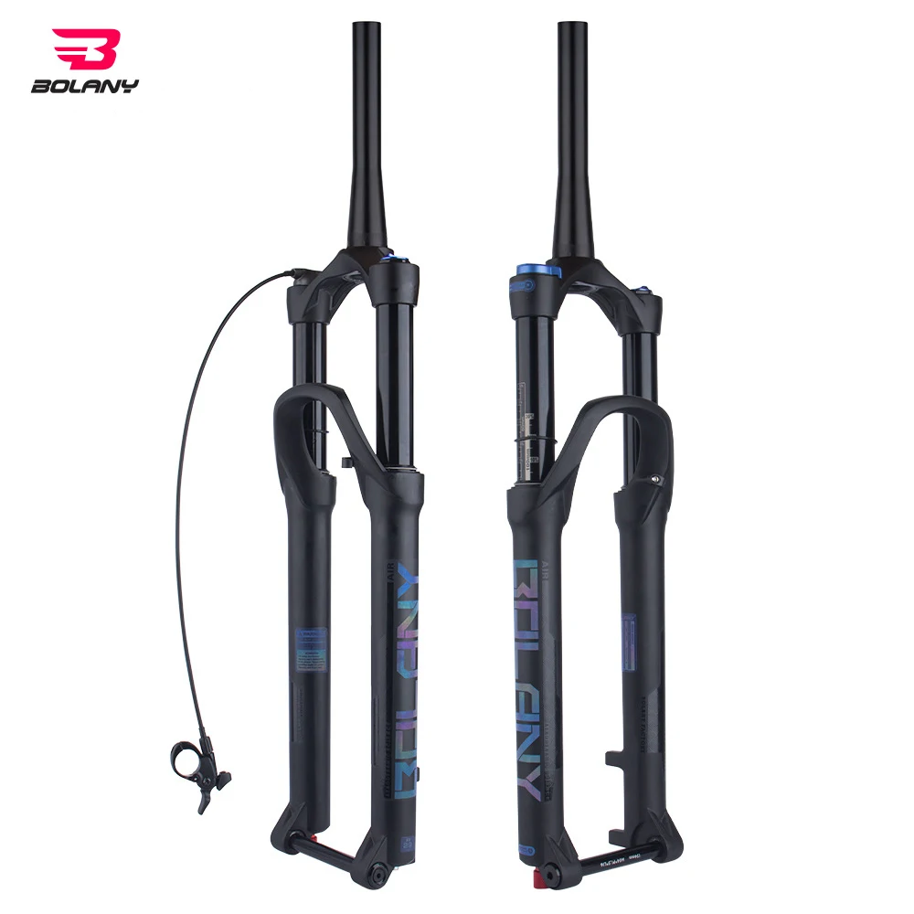 Bolany 27.5/29 Boost Fork Thru Axle 100/110mm 34 RL Tapered Rebound Adjustment 120/140mm Suspension Fork MTB Fork