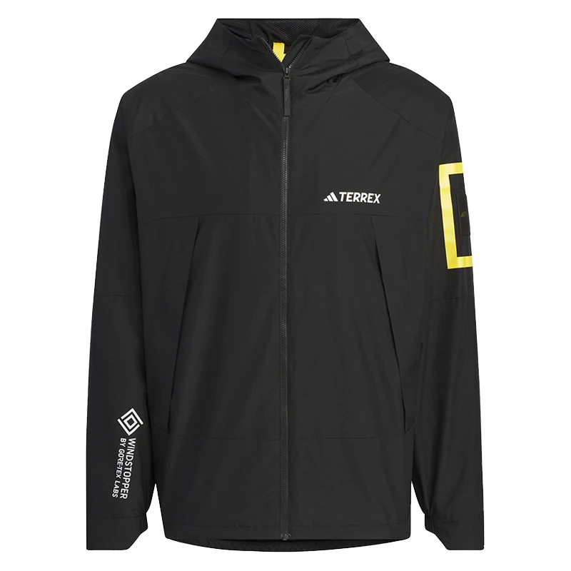 سترة رياضية بغطاء للرأس للرجال من Adidas Official Authentic TERREX للاستخدام الخارجي IS9508