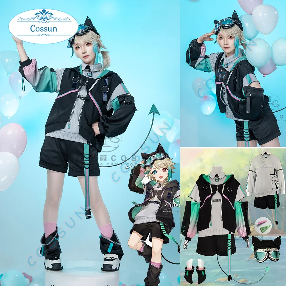 Nijisanji Vtuber VirtuaReal Aza Cosplay Costume Dailywear Halloween Game Suit Women Men Outfits New Daily Wear