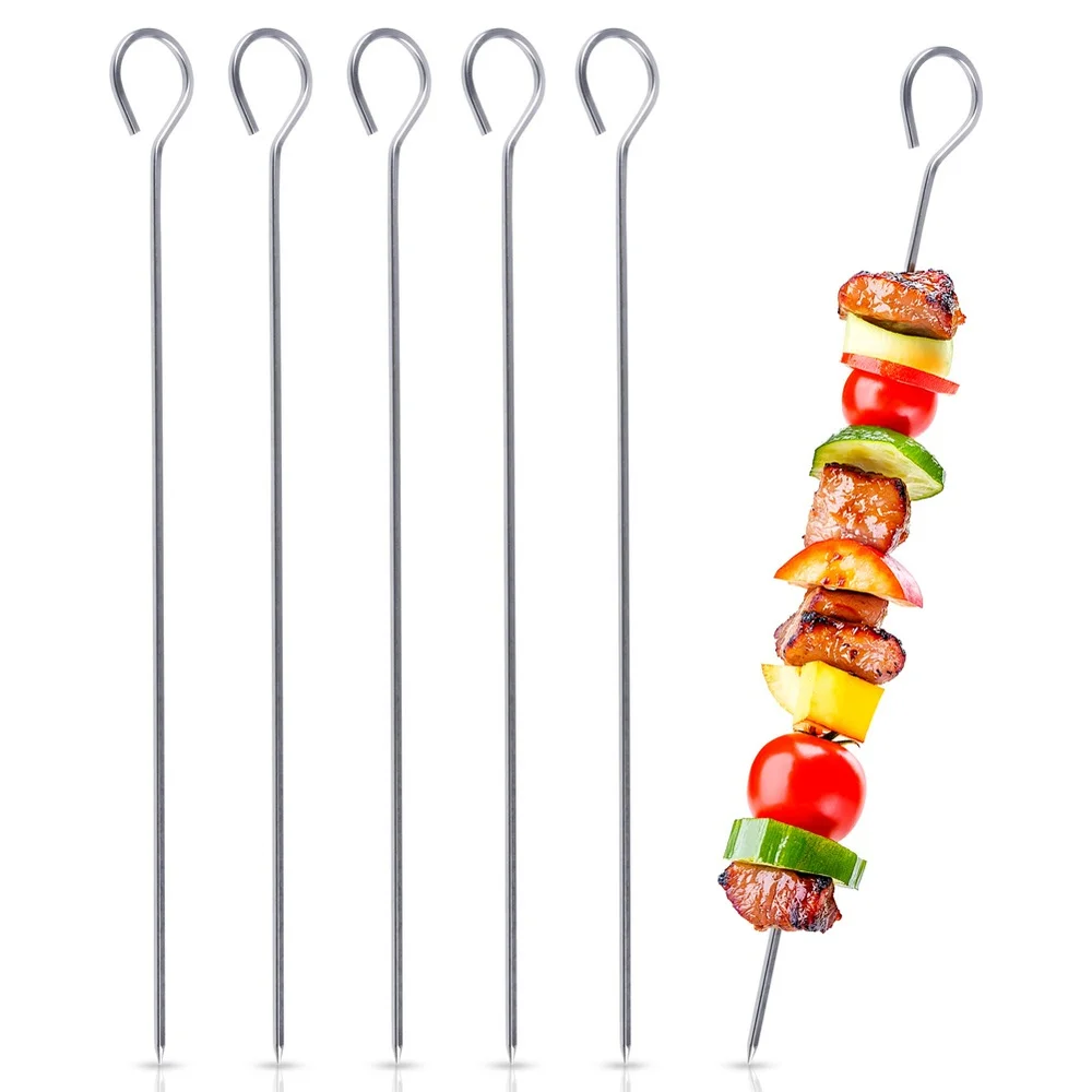 40 cm stalen spiesjes 6 stuks