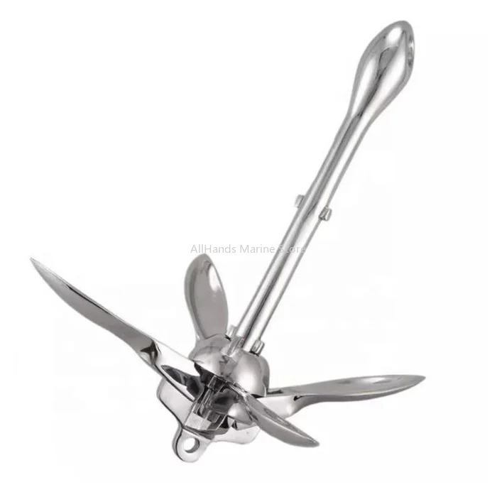 

Price Marine Hardware Durable 316 Stainless Steel Anchor Hot Sale Grapnel Anchor For Boat