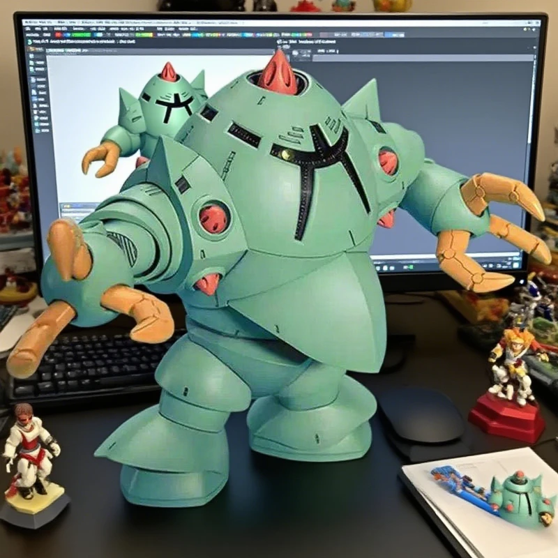 

HGUC Bandai MSN 10 Zock 1/144 Scale Action Figure Model Kit Buildable Collectible Gundam Robot Toy for Adults