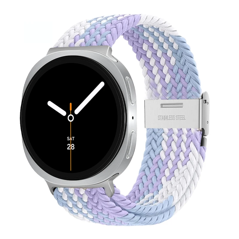 Armband für Samsung Galaxy Watch 8 Riemen 44 mm 40 mm Zubehör Geflochtenes Gürtelarmband Correa Galaxy Watch 8 Classic 46 mm Band