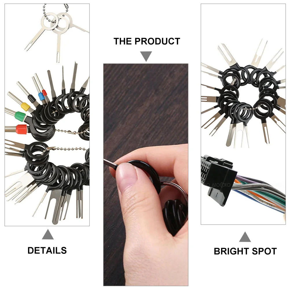 

82Pcs Car Terminal Puller Kit Flexible Resilient Pin Extractor Easy Safe Terminal Repair Tool for Auto Wire Connector