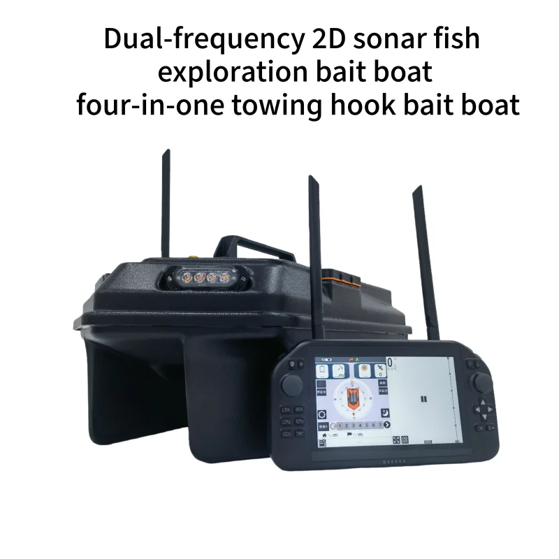 

Zhanlan Dualfrequency 2D Sonar Fish Probe Video Fish Probe Bait Boat Tow Hook Bait Boat European Carp Fishing Four-in-one System