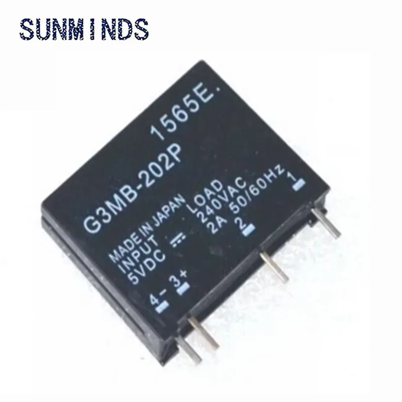 Solid state relay G3MB-202P-5VDC G3MB-202P-5V G3MB-202P DC-AC PCB SSR In 5VDC Out 240V AC 2A