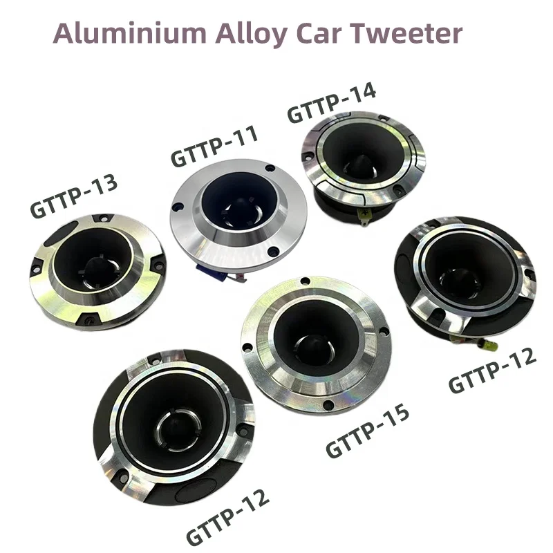 New Stock Model Auto Audio Super Car Tweeter Speaker 95db Sensitivity Aluminum Car Horn & Speaker(1pair speakers)