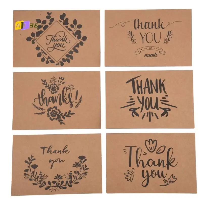 

A13E-18PCS Thank You Greeting Cards Set With Envelopes And Stickers,Multi-Design Paper Cards For Any Recipient With Keychain