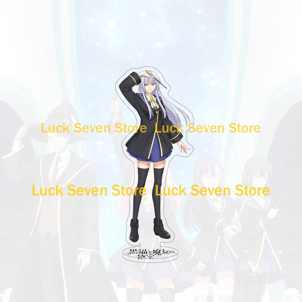 Anime The Classroom of a Black Cat and a Witch Tarot Card Style Acrylic Stand Spica Aria Hana Claude Merrow Pollux Keychain