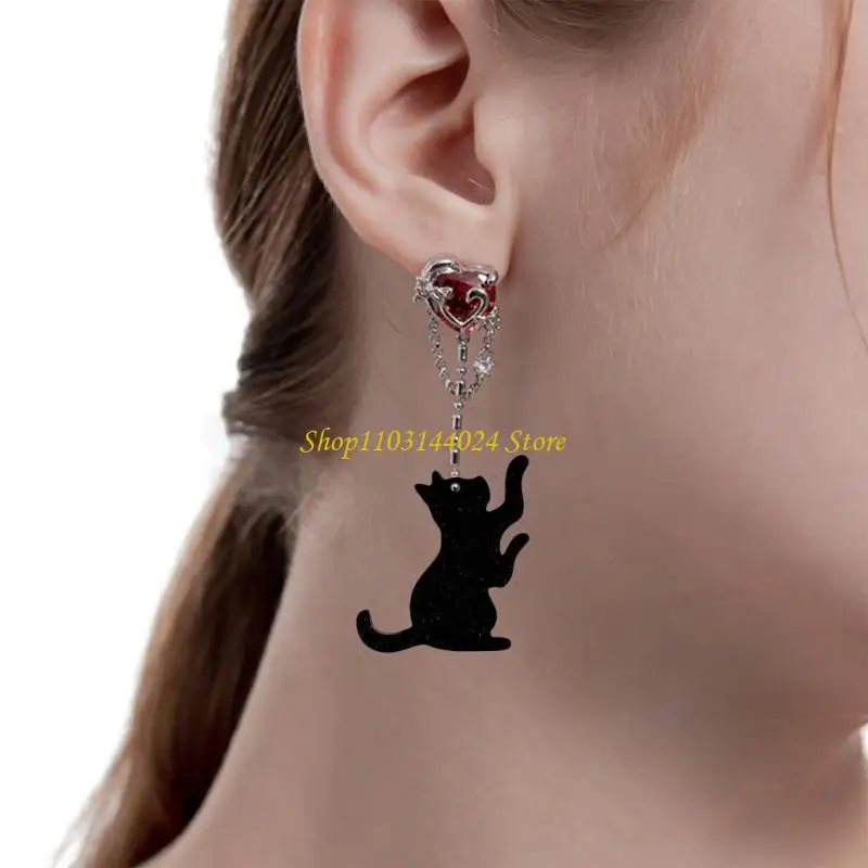 

N5KE 8 Cavity Cats Pendant Silicone Mold Reusable And High Quality Accessory Molds For Creating Detailed And Glossy Crafts