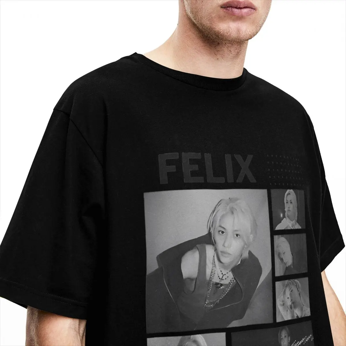 Felix Yongbok Bootleg 90s T-shirts Katoen Tees Zomer Y2K Grappige T-shirt met korte mouwen O-hals Nieuwigheid Gedrukte T-shirt Plus Size