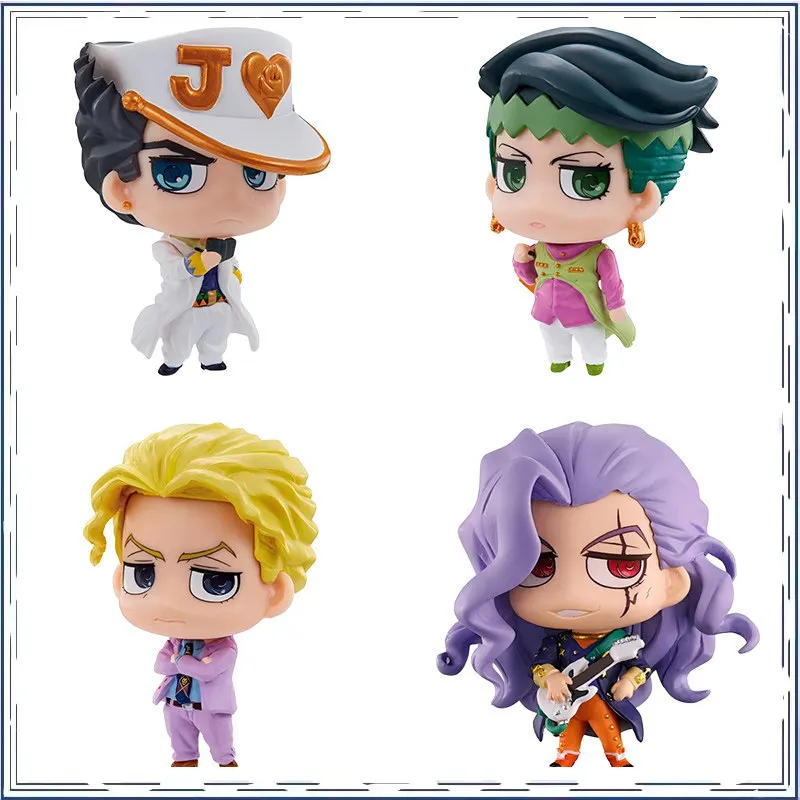 

Коллекционная фигурка Q-версии из гашапона: Куджо Джотаро и Рохан Кишибе из «Безумных приключений Джо»