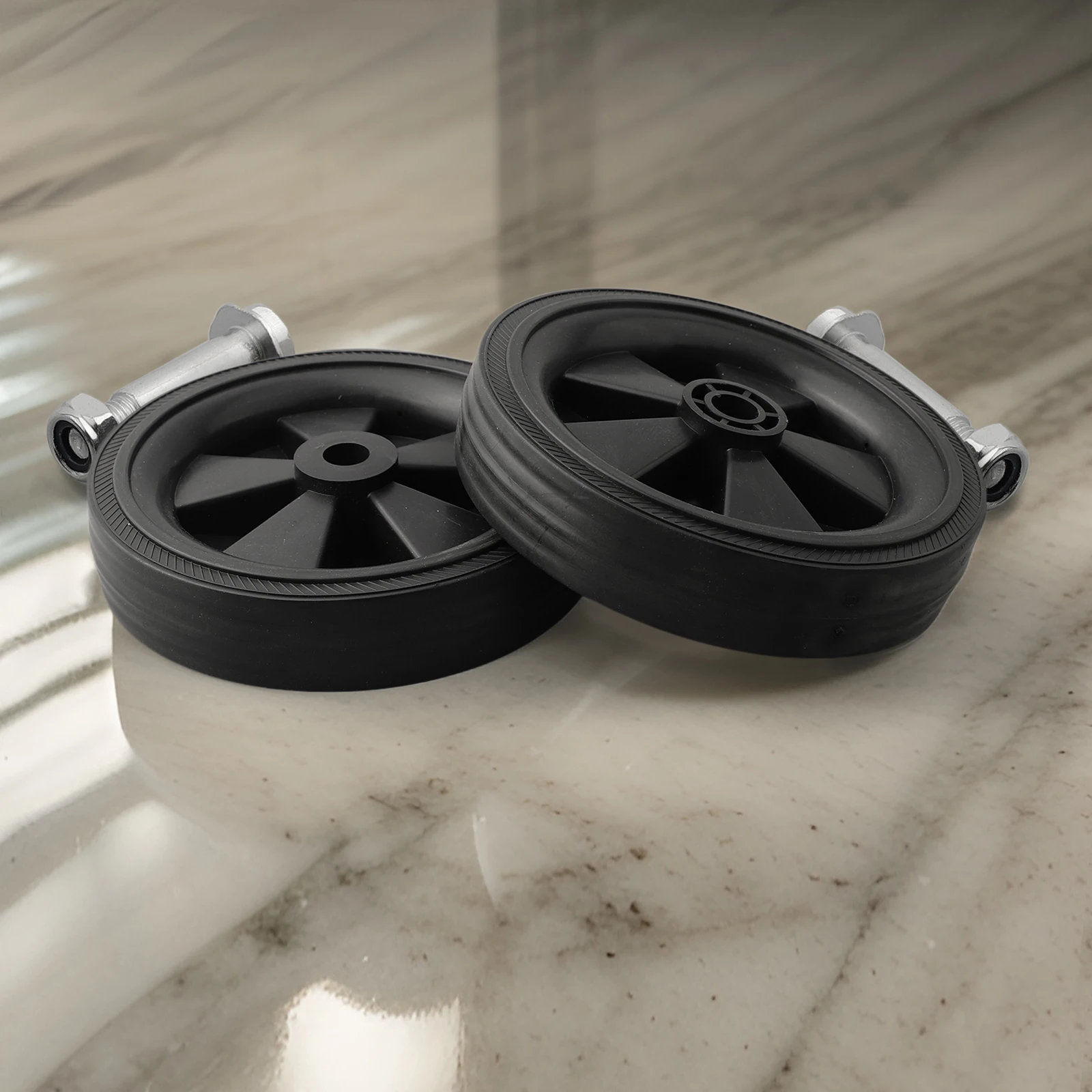 Wheels With Screws Caster Wheels 2pcs Air Compressor Casters Air Tool Fittings Brand New Caster for m6 Air Compressor