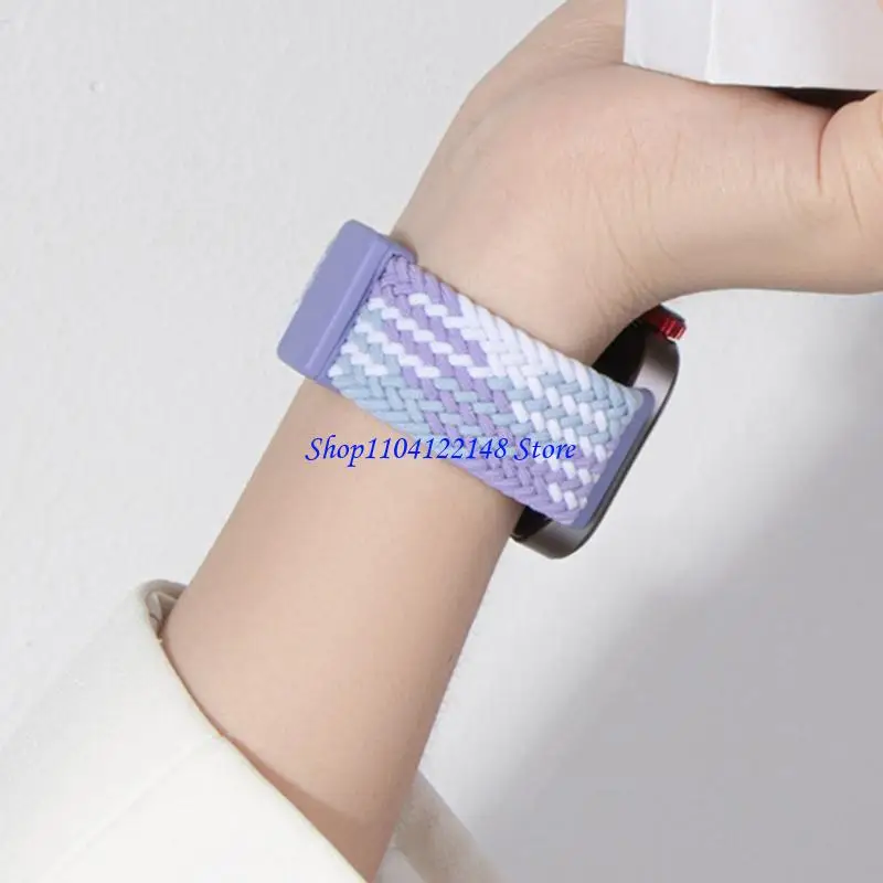 

P9FA Многоцветный нейлоновый фитнес-браслет Простая установка Прочный для fit3/4/4Pro