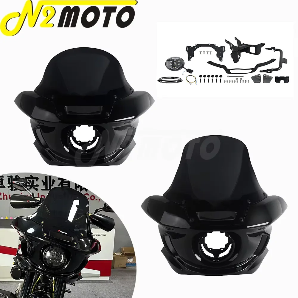 

ST Fairing For Low Rider S Motorcycle Headlight Fairing Windscreen Bracket Support For Harley Softail FXLR FXLRS FXBBS 2018-2025