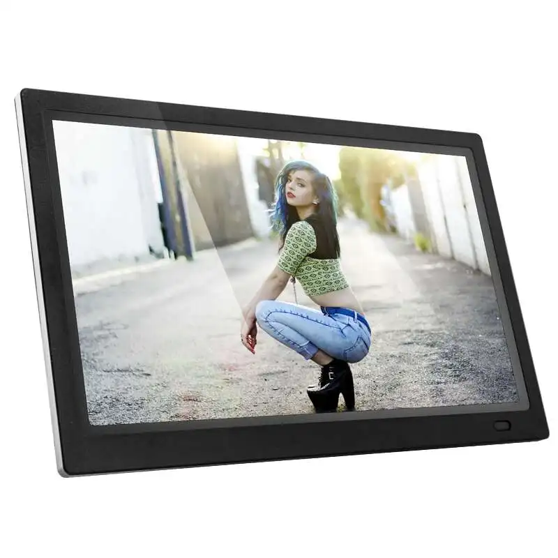 

Custom Black Frame 19inch Album Frame Digital HD Photo Frame 19"